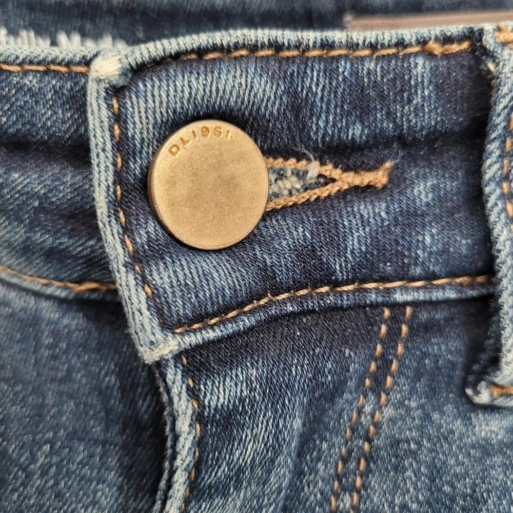 Dl1961 Florence Ankle mid rise instasculpt skinny denim jeans size 25 - Picture 8 of 8